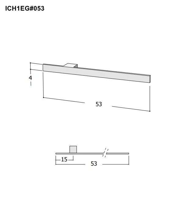 Tubes Radiatori I CHING elektrischer Handtuchwärmer inklusive Einbauteil und Transformator-ICH1E#0539005-KIT-INC