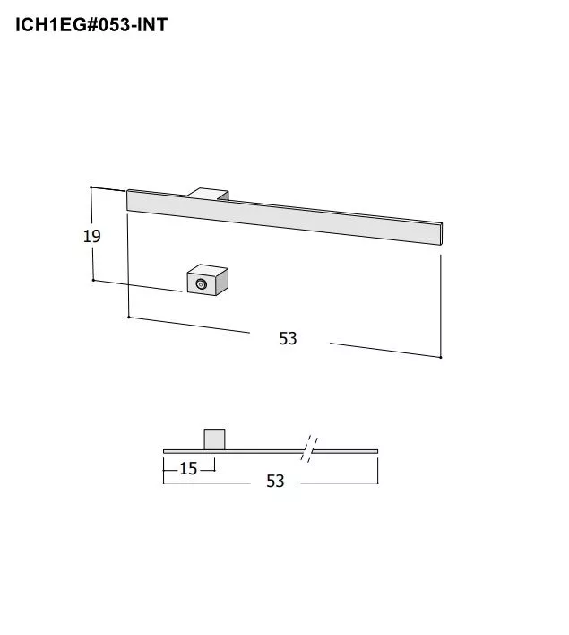 Tubes Radiatori I CHING elektrischer Handtuchwärmer inklusive Einbauteil und Transformator-ICH1E#0539005-KIT-INC-INT