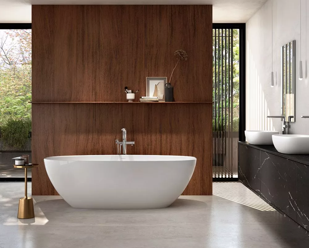 victoria + albert BARCELONA 1800 freistehende Badewanne, 180x87x56cm, weiß matt-BA3M-N-SM-NO