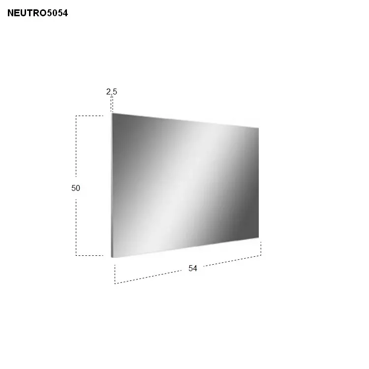 antoniolupi NEUTRO rechteckiger Spiegel-NEUTRO5054
