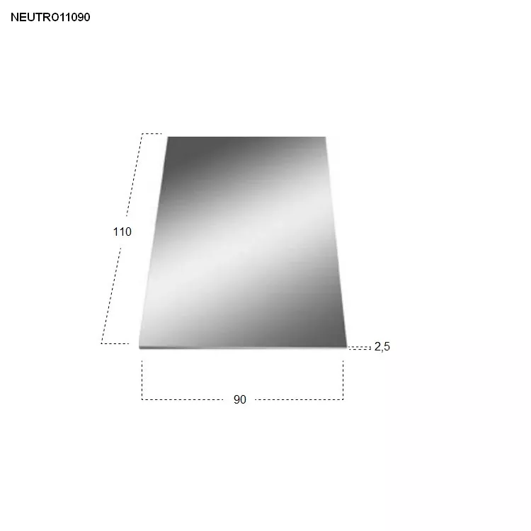 antoniolupi NEUTRO rechteckiger Spiegel-NEUTRO11090
