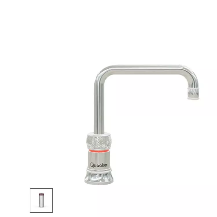 Quooker Classic Nordic Square Kochendwasserspender für Warmwasseranschluss-3CNSCHR