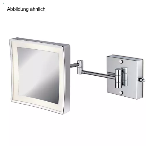 Windisch 99666/2 LED-Wand-Kosmetikspiegel, nickel satiniert-99666/2SNI3XD