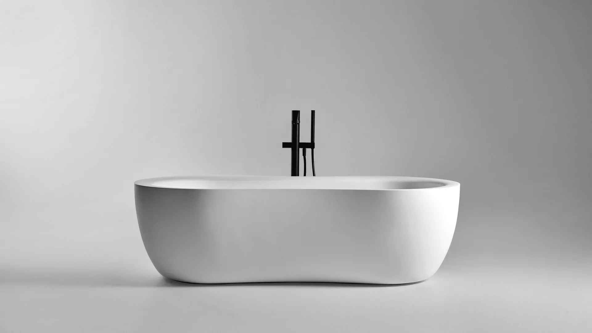 antoniolupi FIDA freistehende Oval-Badewanne, 170x80x55cm, weiß matt - FIDAMOOD-2