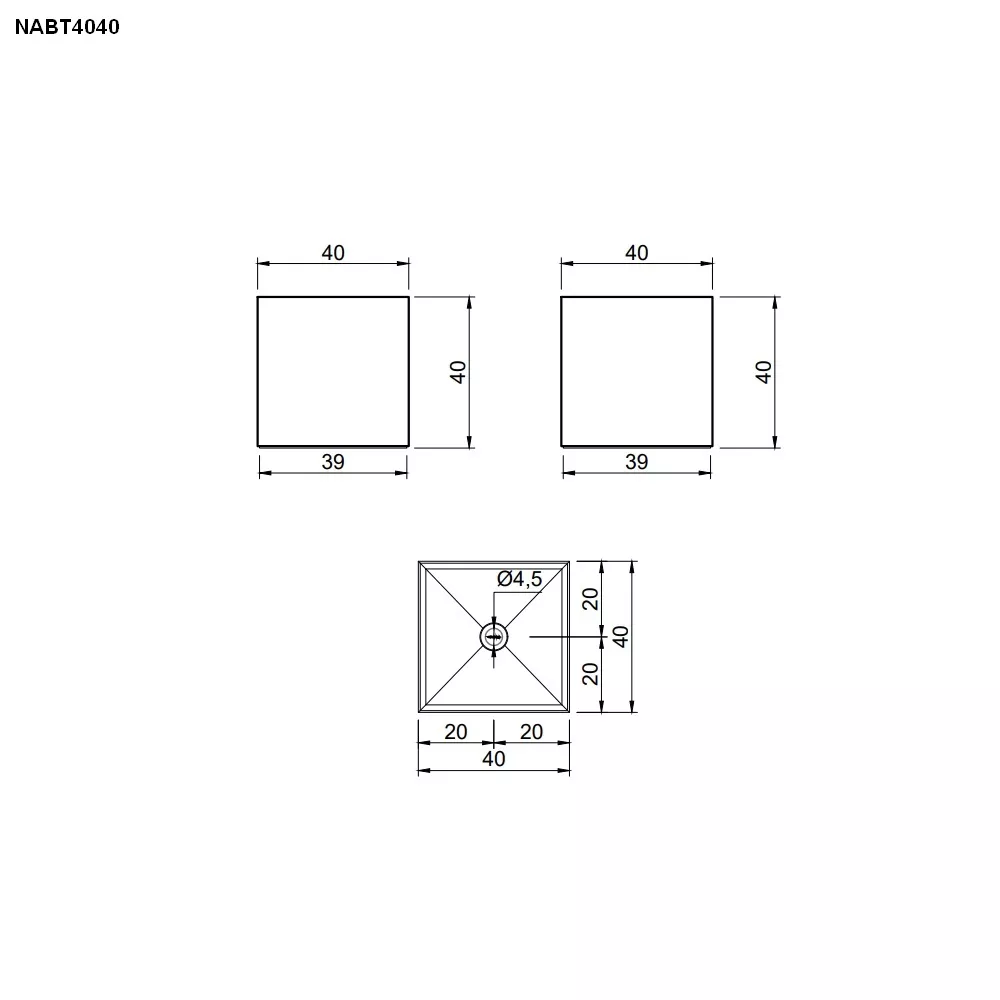 antoniolupi NABATEI quadratisches Aufsatzbecken-NABT4040-BIANCO-CARRARA