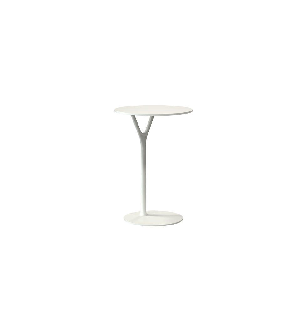 Frost SIGNATURE Tisch Wishbone, 650mm, weiß matt-W4065-W