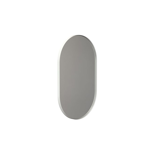 Frost UNU & BUKTO Wand-Spiegel, 800x500mm, oval, weiß matt-U4138-W