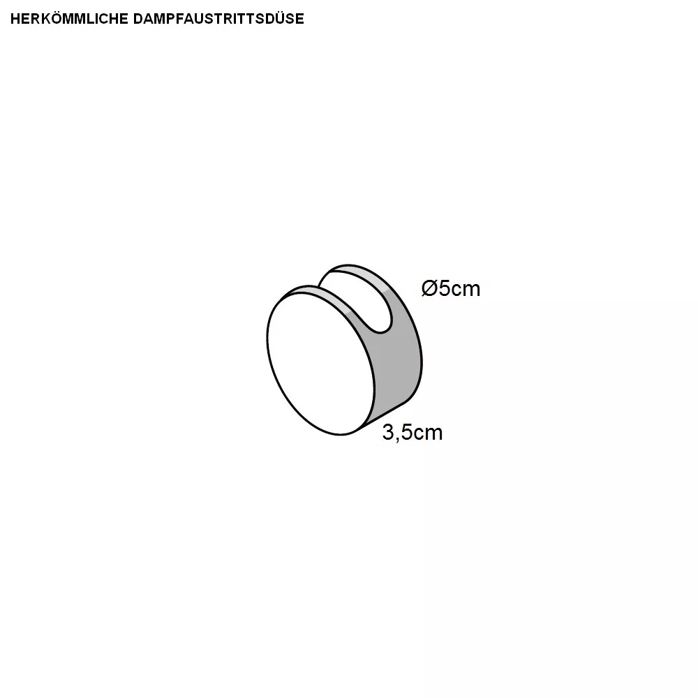 effe NUVOLA SMART herkömmliche Dampfaustrittsdüse (8 Stück)-CH75000056