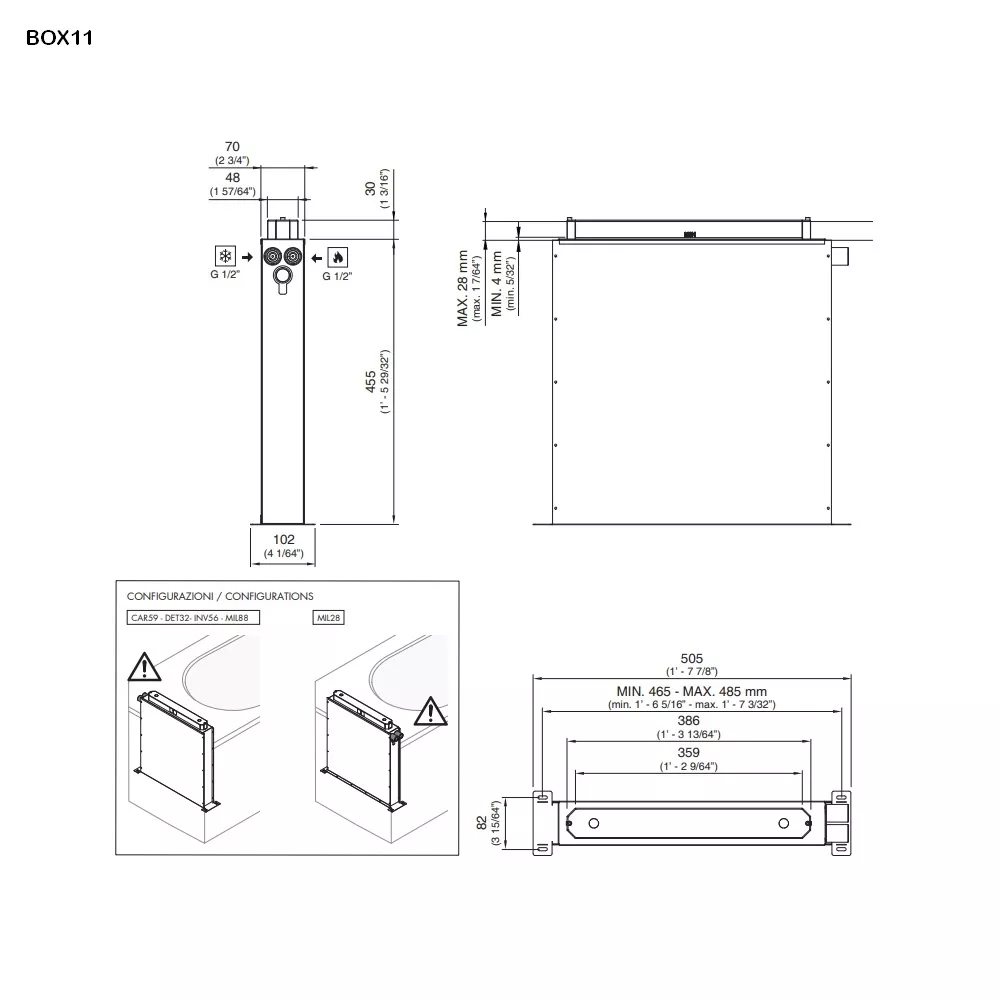 cea Einbaukasten-BOX11