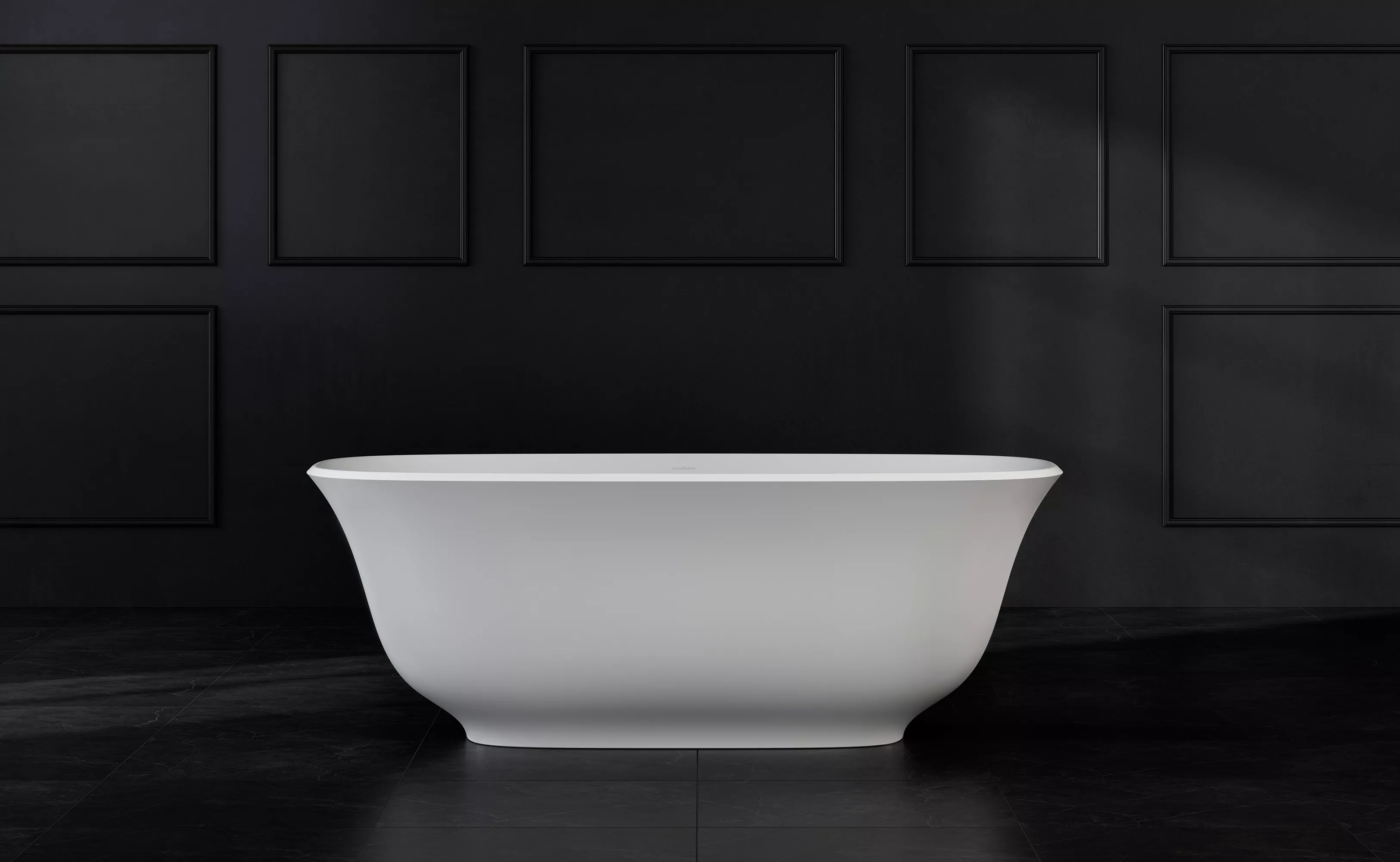 victoria + albert AMIATA freistehende Badewanne, 152x73x55cm-AMT1M-N-SM-NO