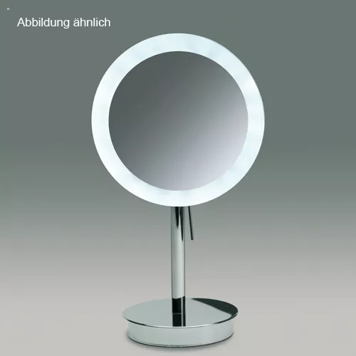 Windisch 99656 LED-Stand-Kosmetikspiegel, gold-99656O3X