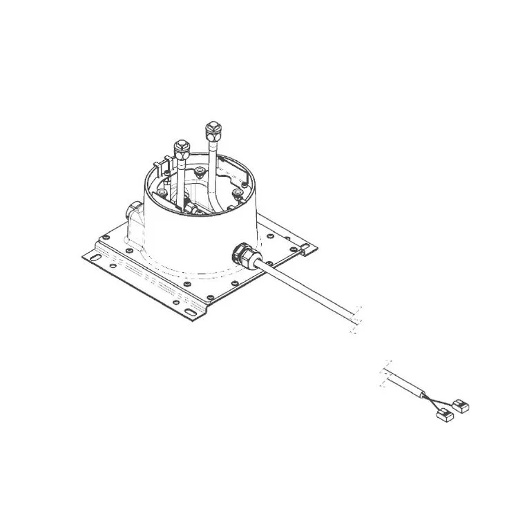 Dornbracht UP-Deckeneinbaukasten für Deckenanbindung mit Licht-3504297090