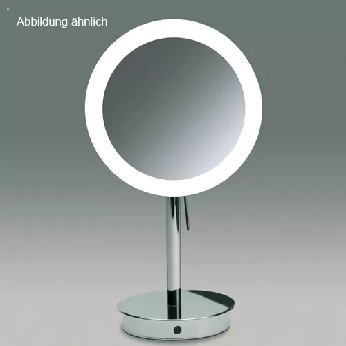 Windisch 99851 LED-Stand-Kosmetikspiegel, gold-99851O3X