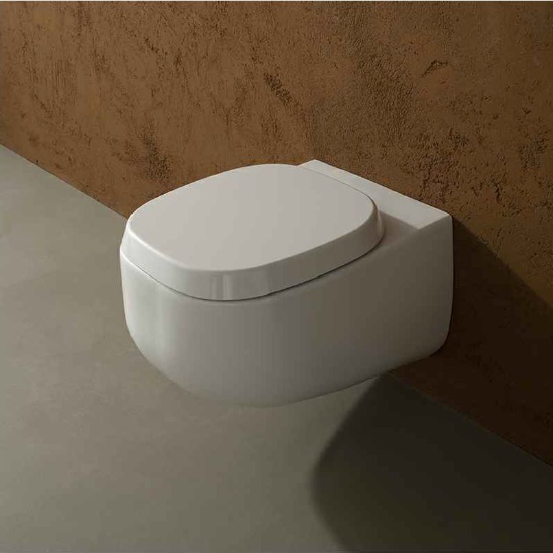 antoniolupi SEDILE WC-Sitz (Deckel überlappend) mit Schließfunktion soft-close für ABOL-WC, weiß glänzend-SEDILE2