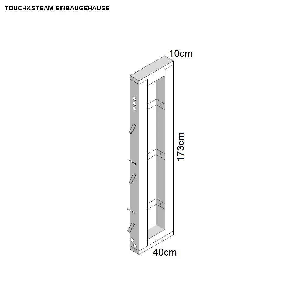 effe TOUCH&STEAM Einbaugehäuse - CH90000214