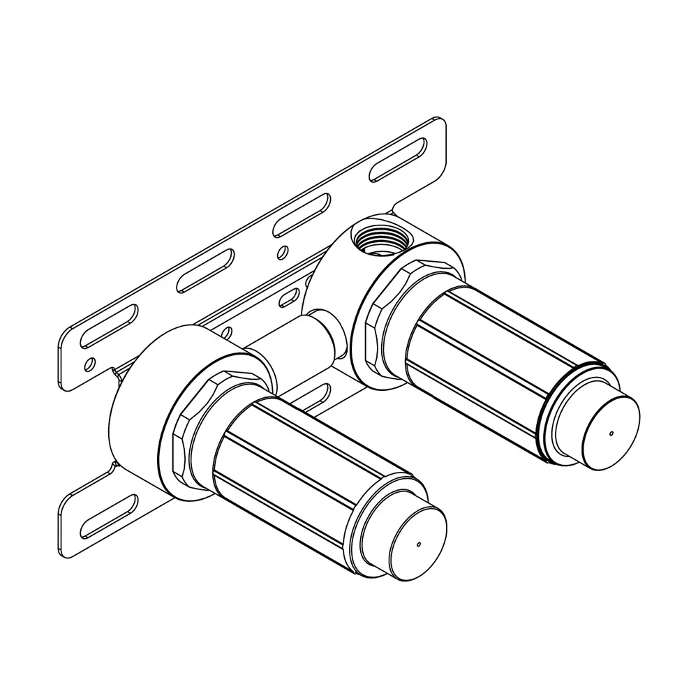 cea Unterputz-Einbauteil-Eingriffmischer mit Auslaufmuffe, Griff rechts-UCS09