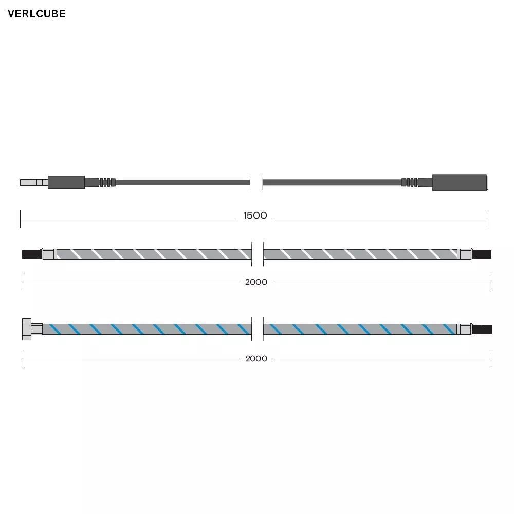 Quooker CUBE Verlängerungsset 200cm-VERLCUBE