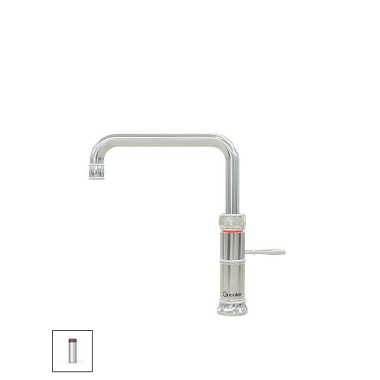 Quooker Classic Fusion Square Kochendwasserspender für Warmwasseranschluss-3CFSCHR