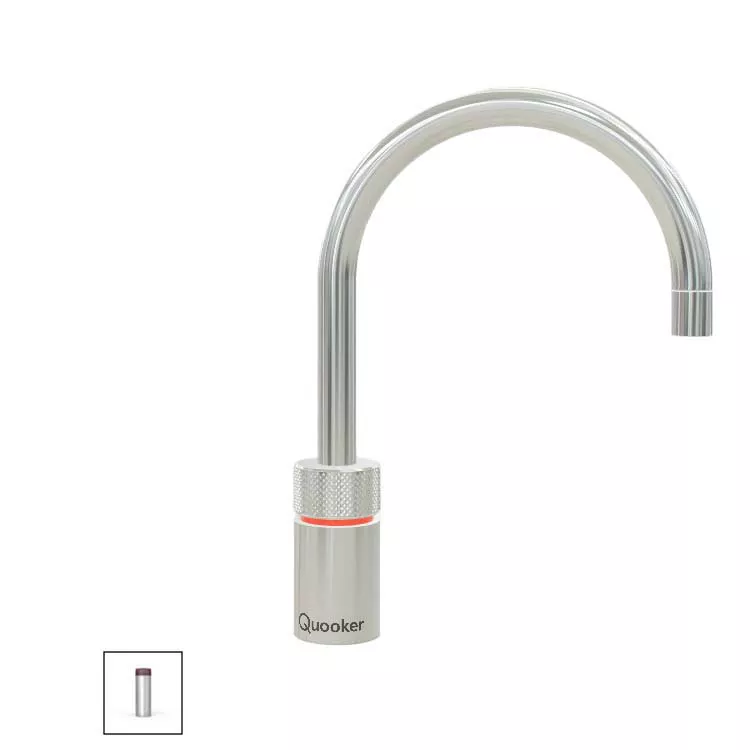 Quooker Nordic Round Kochendwasserspender für Warmwasseranschluss-3NRCHR