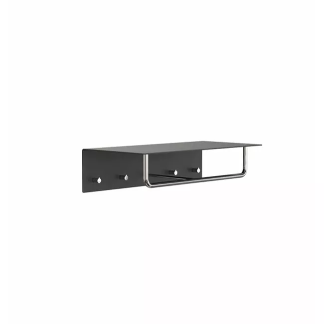 Frost Denmark UNU & BUKTO Wandgarderobe mit Stange und 4 Haken-U4003-B