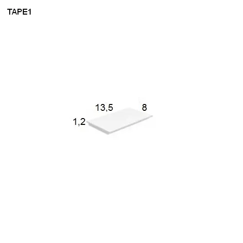 antoniolupi TAPE 1 Ablage weiß matt-TAPE1