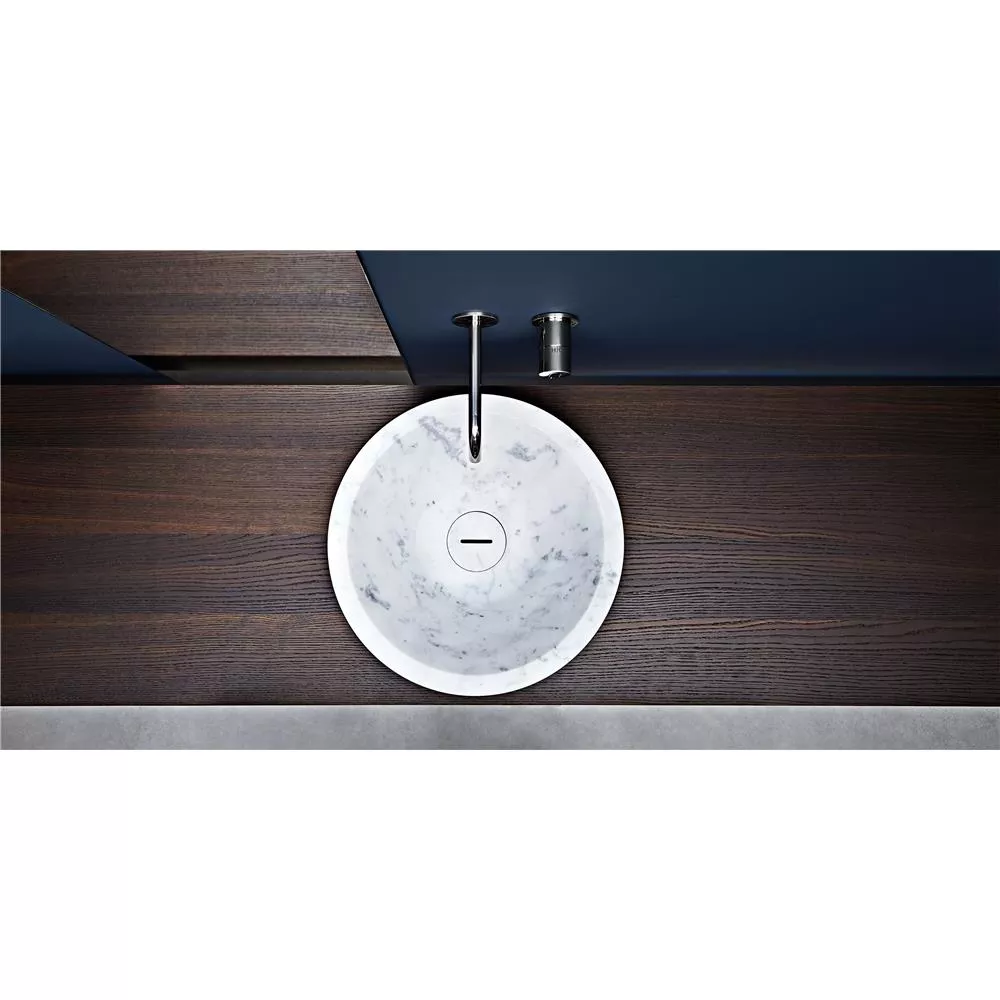 antoniolupi INTROVERSO rundes Aufsatzbecken, D:45cm, bianco carrara-INTROVERSO45