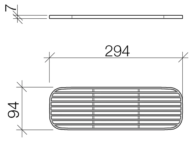 Dornbracht Gittereinsatz, lichtgrau-82482970-52