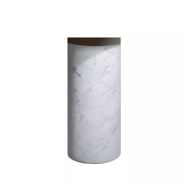 antoniolupi BORGHI Standsäule für Borghi-Waschbecken, D:26cm, H:67cm, bianco carrara-BORGHI21MC