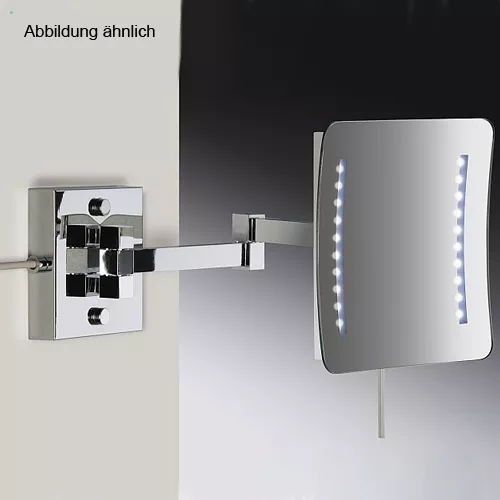 Windisch 99677/2 LED-Wand-Kosmetikspiegel, gold-99677/2O5XD