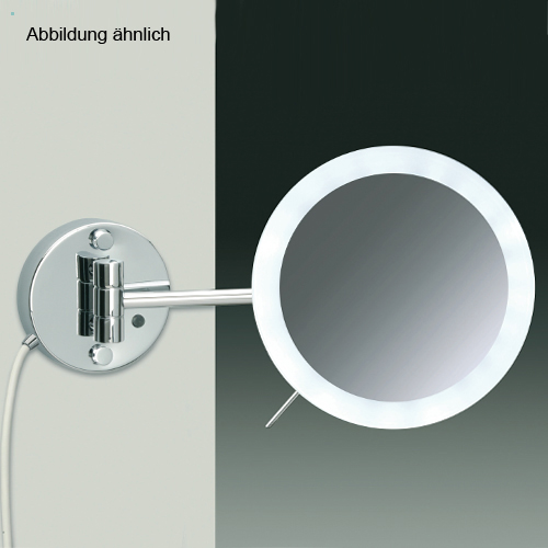 Windisch 99850/1 LED-Wand-Kosmetikspiegel, gold-99850/1O5XD