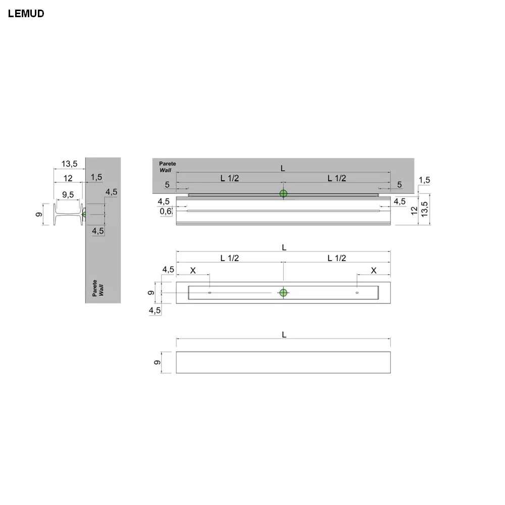 antoniolupi LETTERAMUTA Wandablage-LEMUD11199-6-DIV