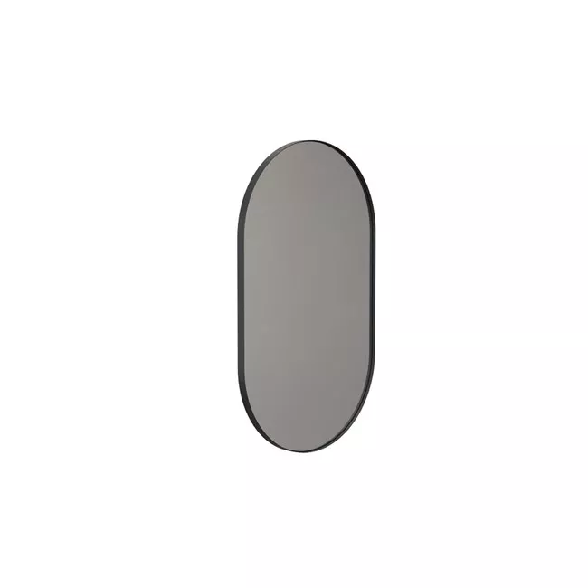 Frost Denmark UNU & BUKTO Wand-Spiegel, 1000x600mm, oval, schwarz matt-U4145-B