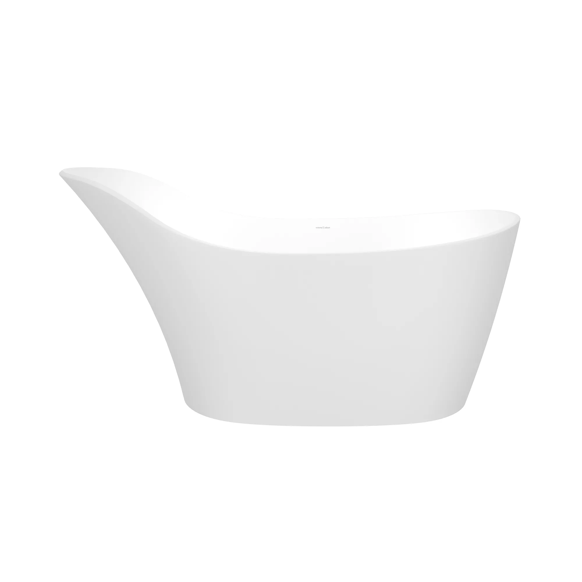 victoria + albert AMALFI freistehende Badewanne, 163x79x86cm-AMLM-N-SM-NO