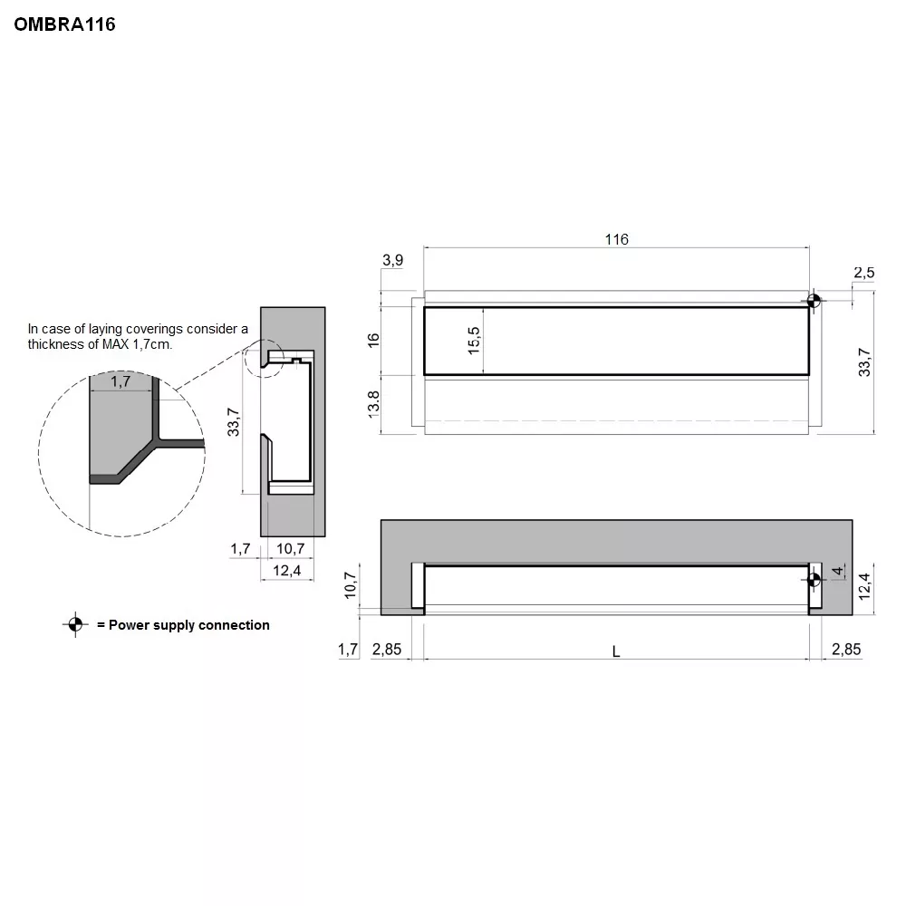 antoniolupi OMBRA Wandeinbaufach-OMBRA116_BIANCO