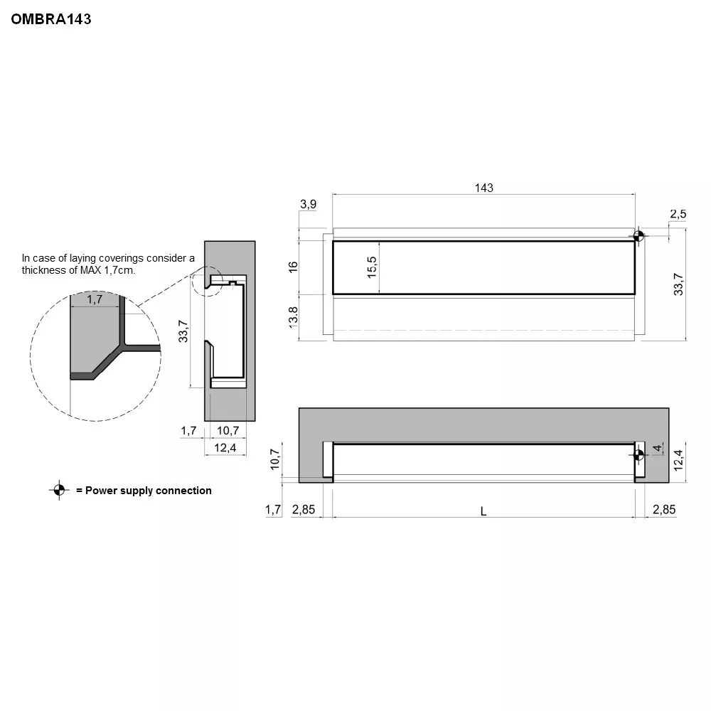 antoniolupi OMBRA Wandeinbaufach-OMBRA143_BIANCO