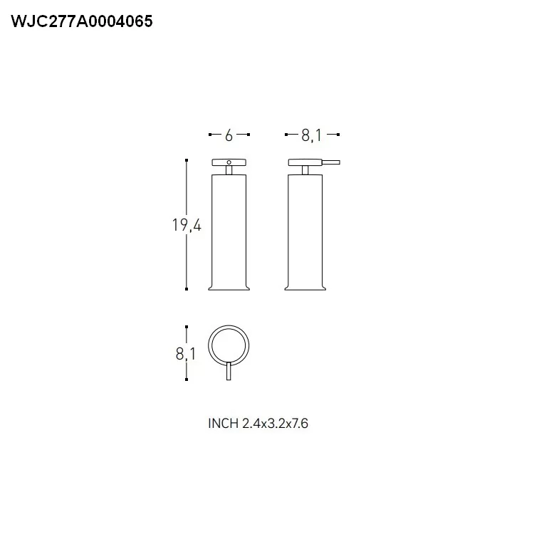 cosmic Geyser Stand-Seifenspender weiß matt-WJC277A0004065