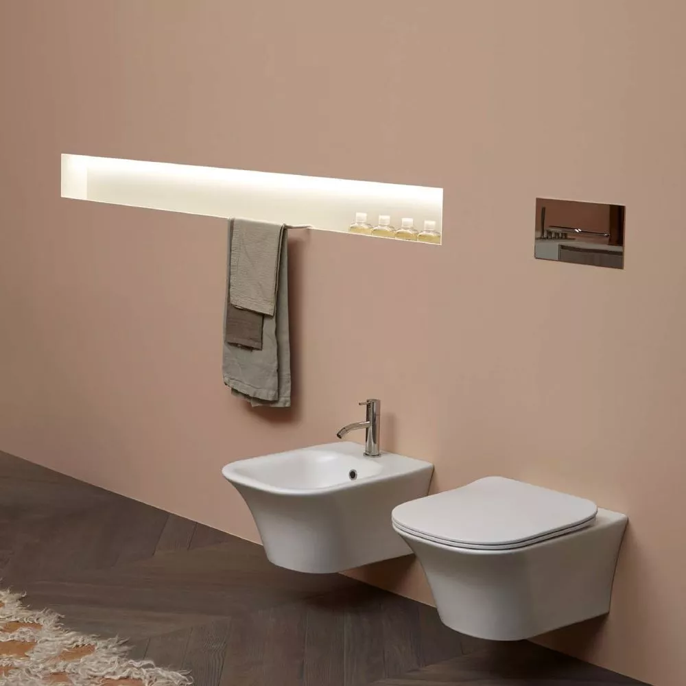 antoniolupi OMBRA 80L Wandeinbaufach mit LED, 80cm, weiß matt-AL-OMBRA80L_BIANCO