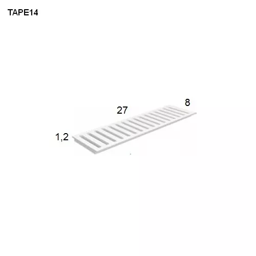 antoniolupi TAPE 14 Ablage weiß matt-TAPE14