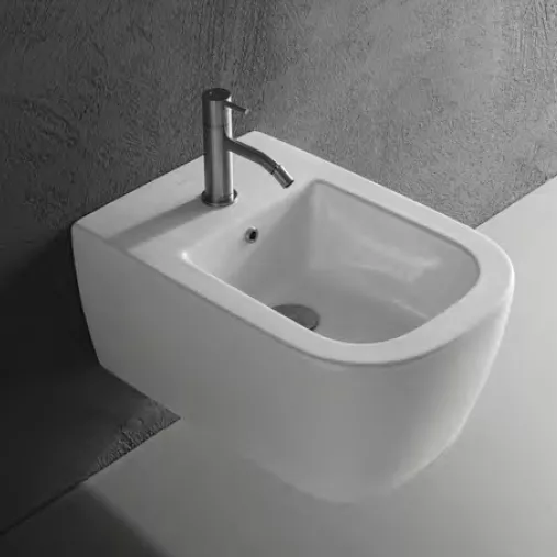 antoniolupi KOMODO 2 Wand-Bidet, weiß poliert-KOMODO2