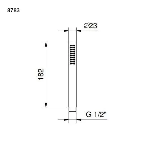 Fantini FIT Metall-Stabhandbrause-90028783